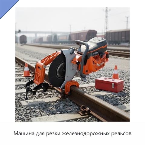 Машина для резки железнодорожных рельсов