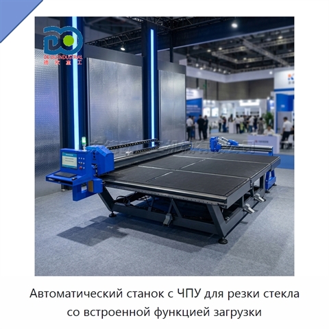 Автоматический станок с ЧПУ для резки стекла со встроенной функцией загрузки
