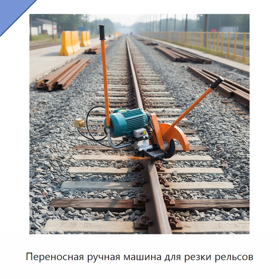 Переносная ручная машина для резки рельсов — Комплектующие и принадлежности для железнодорожного транспорта