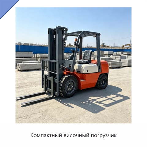 Компактный вилочный погрузчик