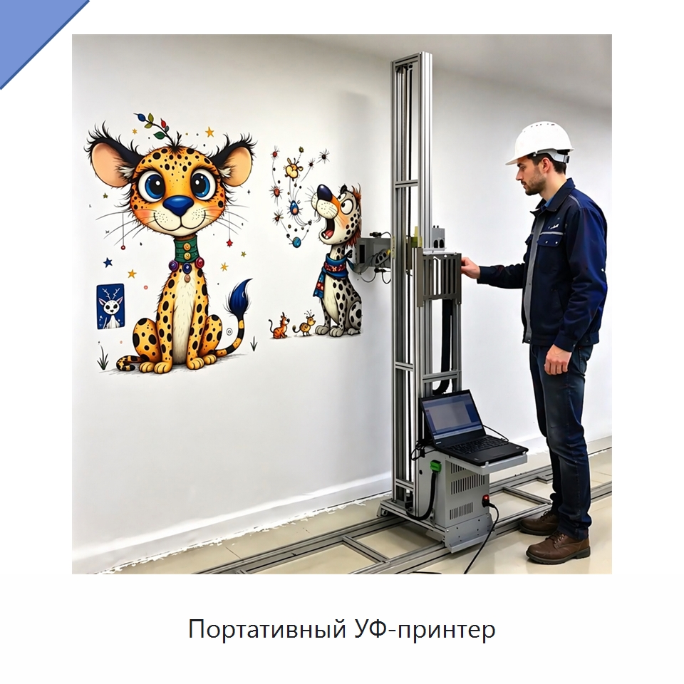 Портативный УФ-принтер — Специальная строительная техника