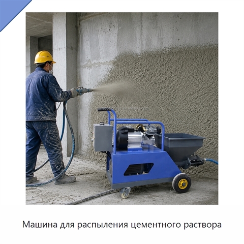 Машина для распыления цементного раствора