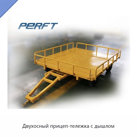 Двухосный прицеп-тележка с дышлом