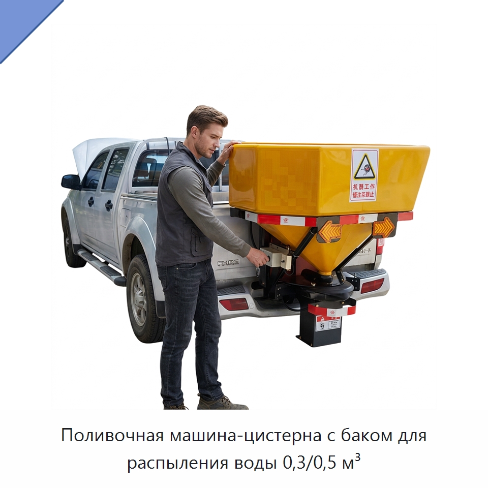 Поливочная машина-цистерна с баком для распыления воды 0,3/0,5 м³ — Дорожная техника