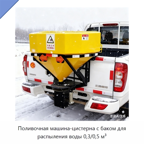 Поливочная машина-цистерна с баком для распыления воды 0,3/0,5 м³
