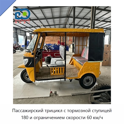 Пассажирский трицикл с тормозной ступицей 180 и ограничением скорости 60 км/ч