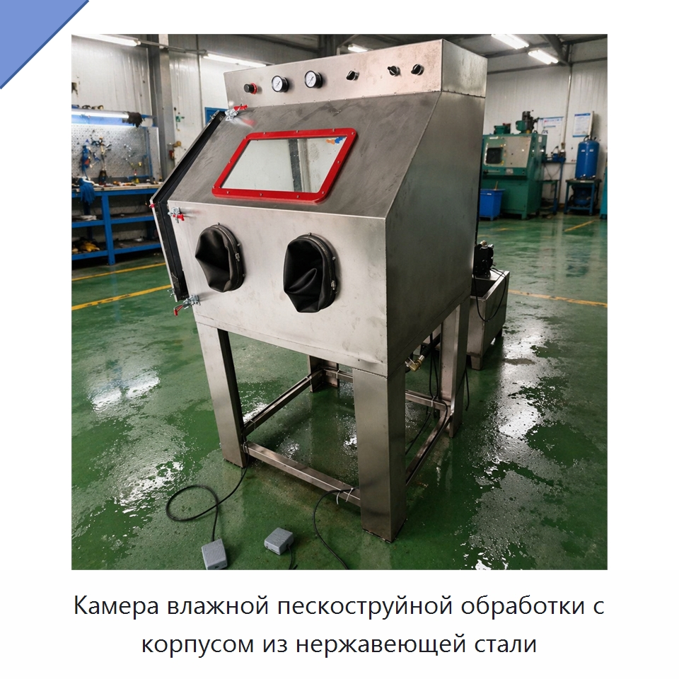 Камера влажной пескоструйной обработки с корпусом из нержавеющей стали — Пескоструйные аппараты