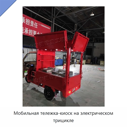 Мобильная тележка-киоск на электрическом трицикле