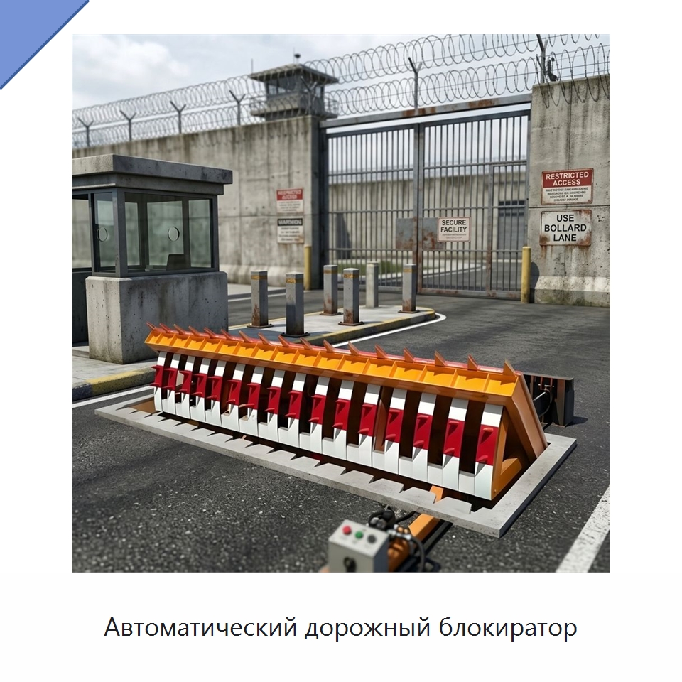 Автоматический дорожный блокиратор — Дорожные барьеры