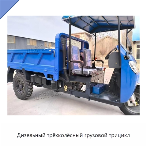 Дизельный трёхколёсный грузовой трицикл
