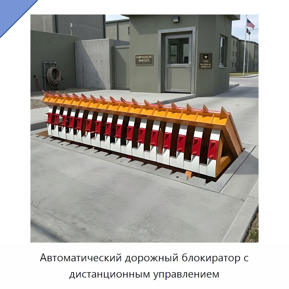 Автоматический дорожный блокиратор с дистанционным управлением — Дорожные барьеры
