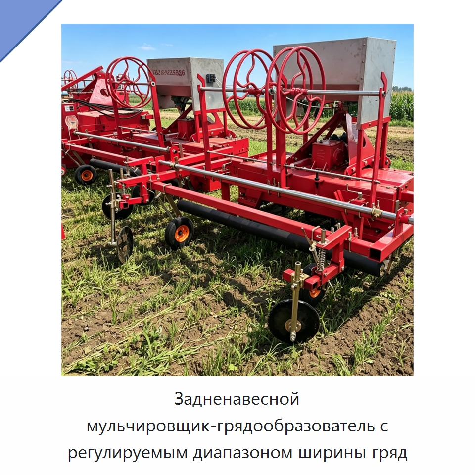 Задненавесной мульчировщик-грядообразователь с регулируемым диапазоном ширины гряд — Специальные сельскохозяйственные машины