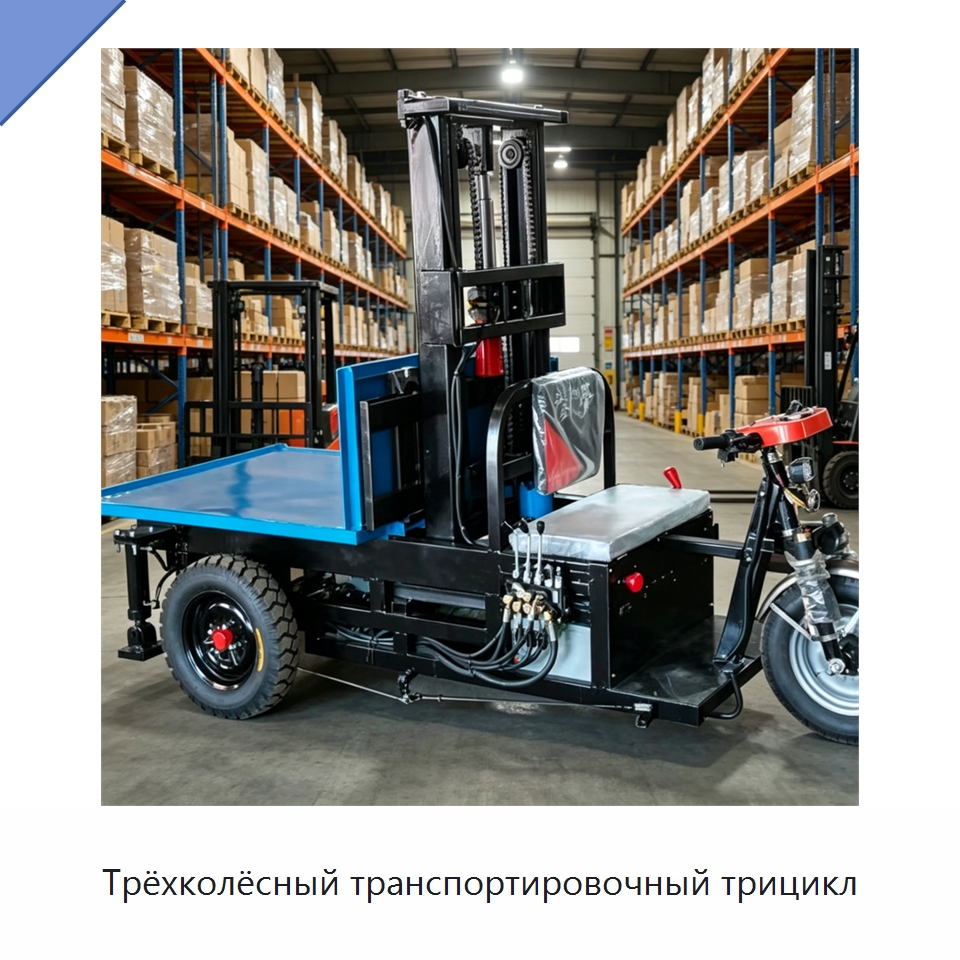 Трёхколёсный транспортировочный трицикл — Специальная строительная техника