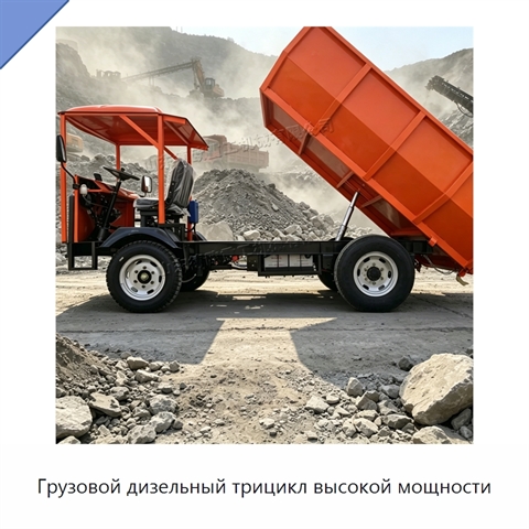 Грузовой дизельный трицикл высокой мощности