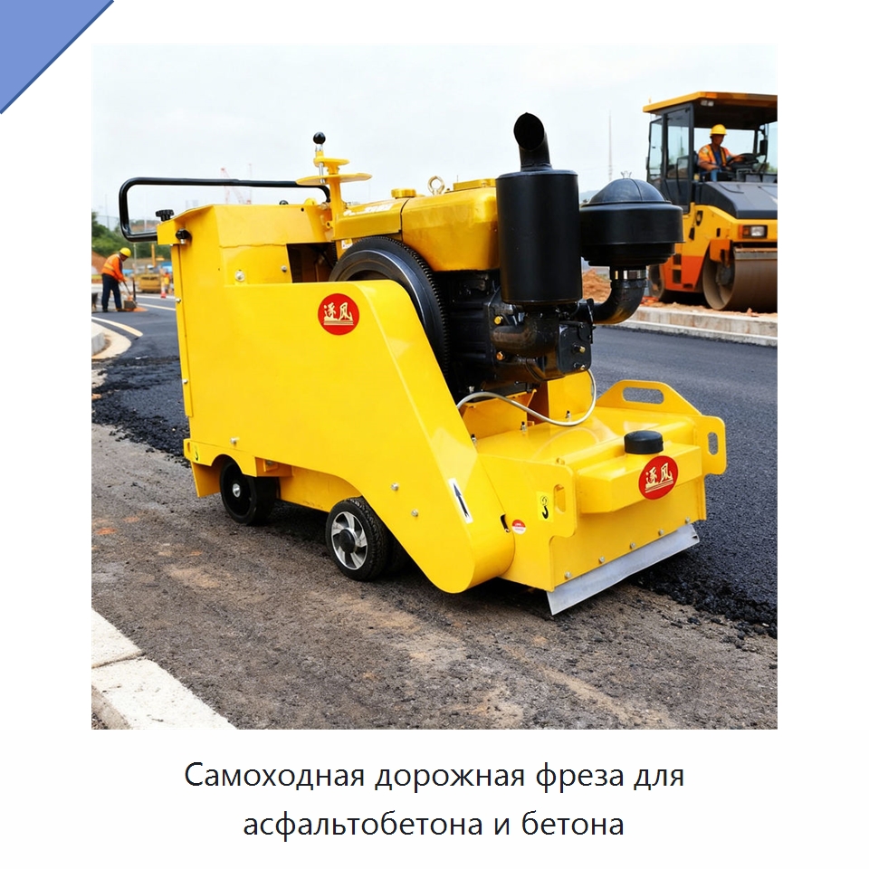 Самоходная дорожная фреза для асфальтобетона и бетона — Дорожная техника