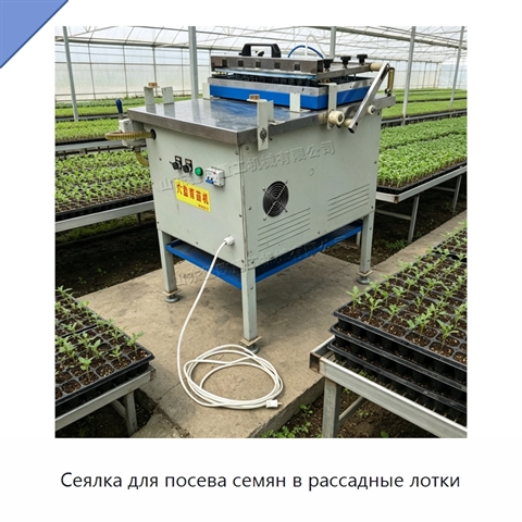 Сеялка для посева семян в рассадные лотки