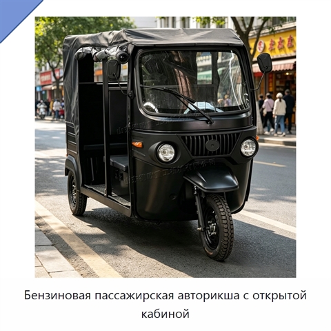 Бензиновая пассажирская авторикша с открытой кабиной