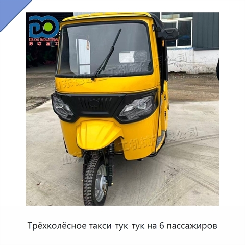 Трёхколёсное такси-тук-тук на 6 пассажиров