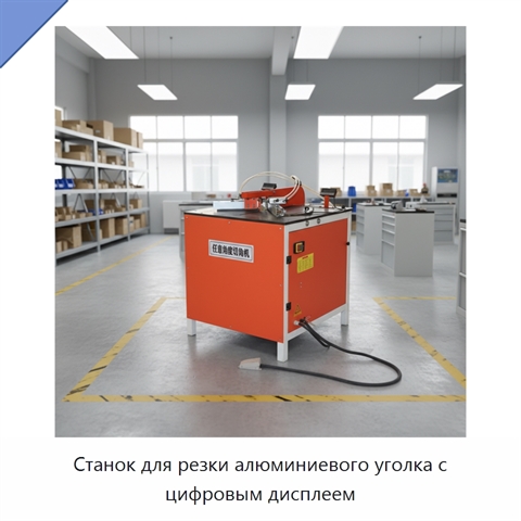Станок для резки алюминиевого уголка с цифровым дисплеем