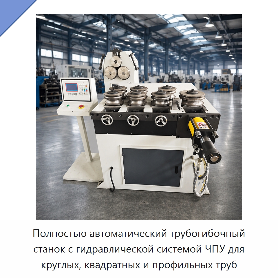 Полностью автоматический трубогибочный станок с гидравлической системой ЧПУ для круглых, квадратных и профильных труб — Специальные сельскохозяйственные машины