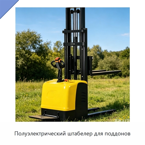 Полуэлектрический штабелер для поддонов