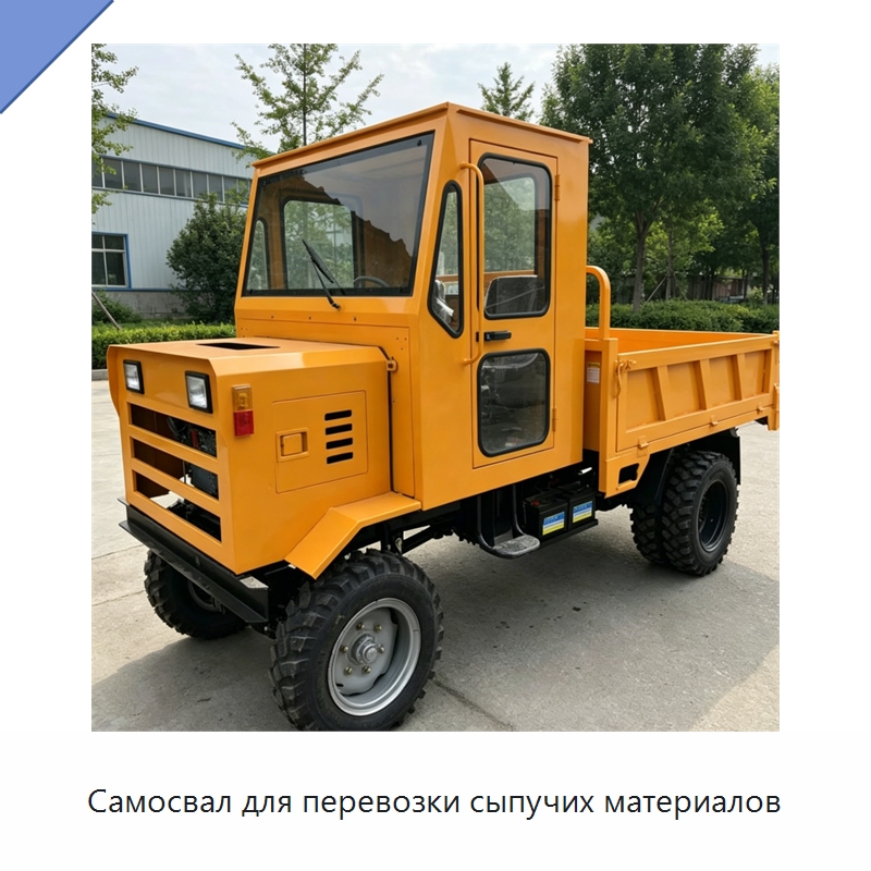 Самосвал для перевозки сыпучих материалов — Специальные машины и промышленное оборудование