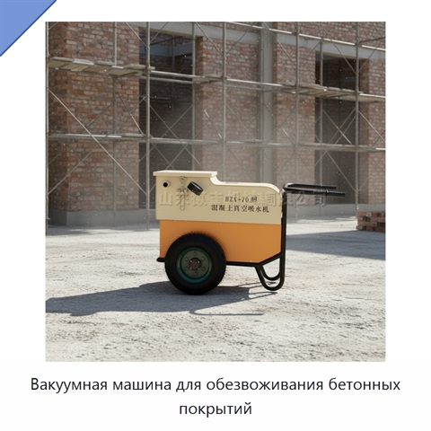 Вакуумная машина для обезвоживания бетонных покрытий