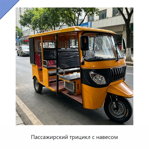 Пассажирский трицикл с навесом