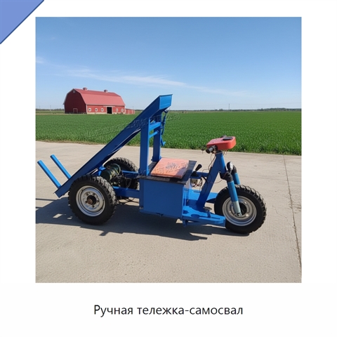 Ручная тележка-самосвал