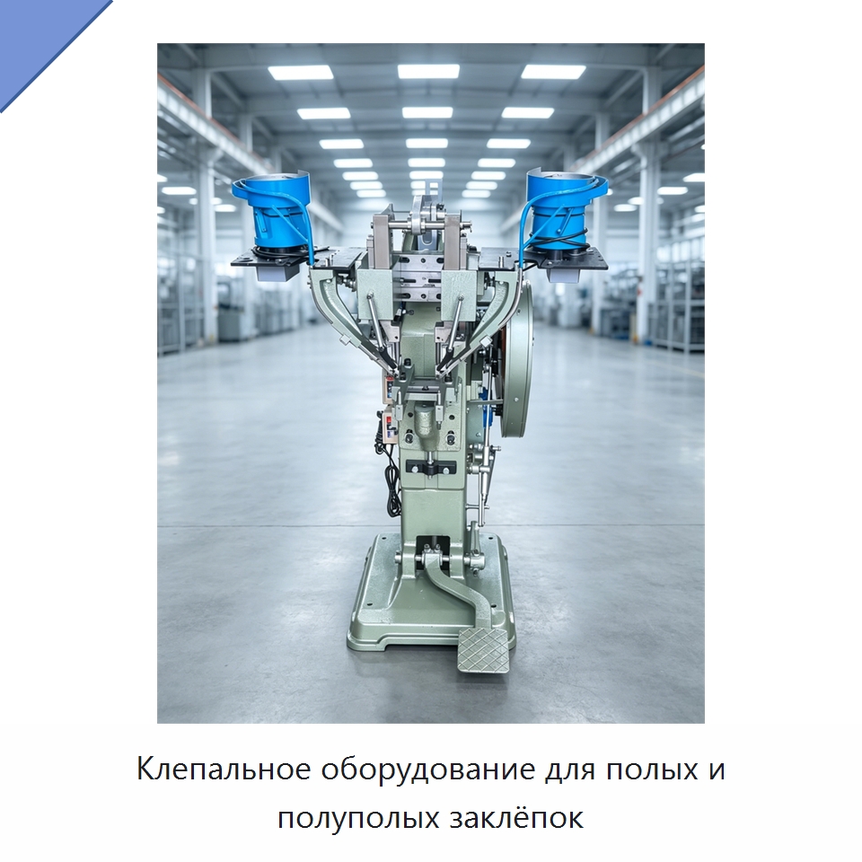 Клепальное оборудование для полых и полуполых заклёпок — Специальные машины и промышленное оборудование
