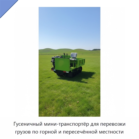 Гусеничный мини-транспортёр для перевозки грузов по горной и пересечённой местности