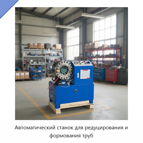 Автоматический станок для редуцирования и формования труб