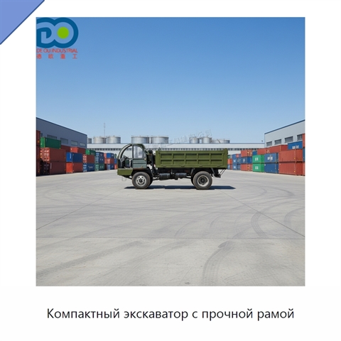 Компактный экскаватор с прочной рамой