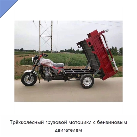 Трёхколёсный грузовой мотоцикл с бензиновым двигателем