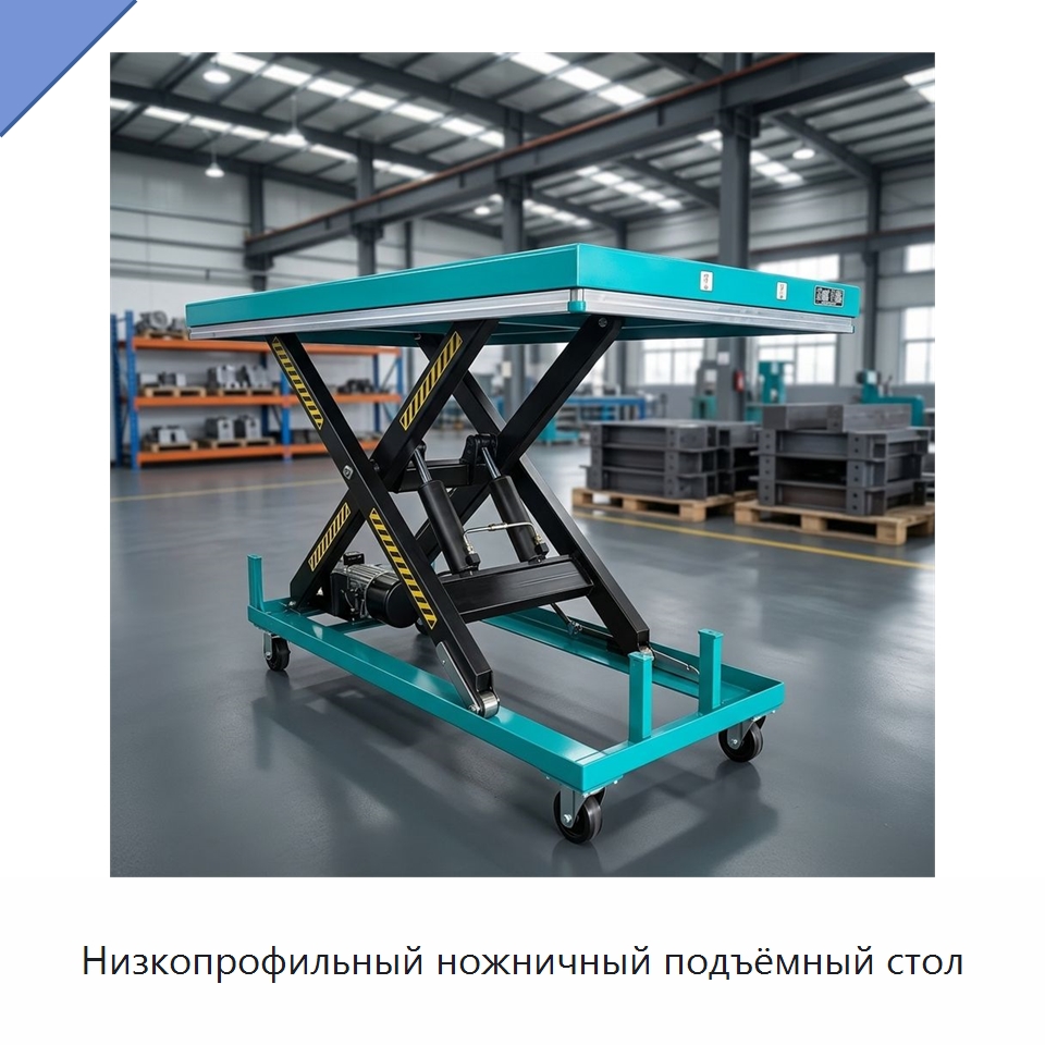 Низкопрофильный ножничный подъёмный стол — Подъемные столы