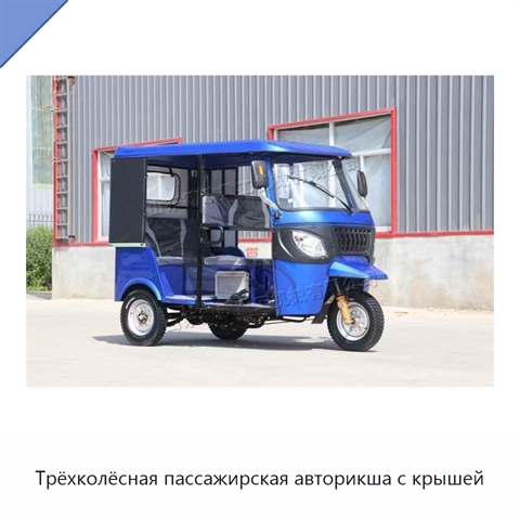 Трёхколёсная пассажирская авторикша с крышей