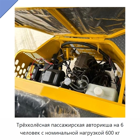 Трёхколёсная пассажирская авторикша на 6 человек с номинальной нагрузкой 600 кг