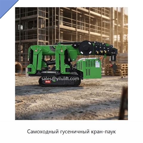 Самоходный гусеничный кран-паук