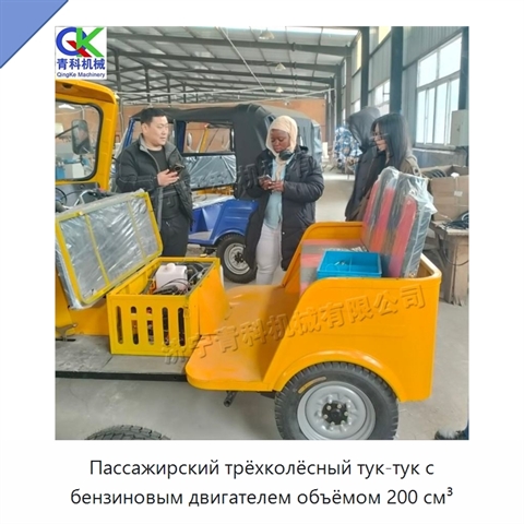 Пассажирский трёхколёсный тук-тук с бензиновым двигателем объёмом 200 см³