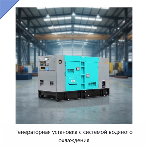 Генераторная установка с системой водяного охлаждения