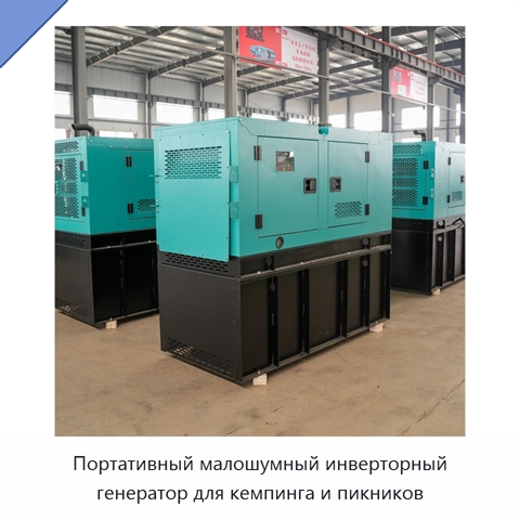 Портативный малошумный инверторный генератор для кемпинга и пикников