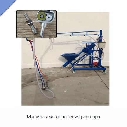 Машина для распыления раствора — Штукатурные станции