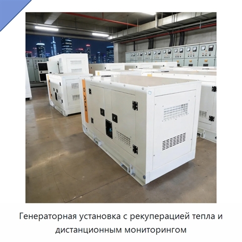 Генераторная установка с рекуперацией тепла и дистанционным мониторингом