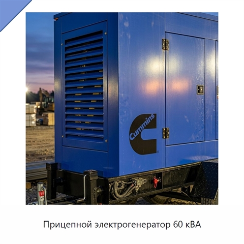 Прицепной электрогенератор 60 кВА