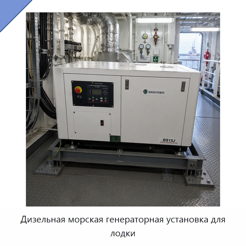 Дизельная морская генераторная установка для лодки — Дизельные генераторы