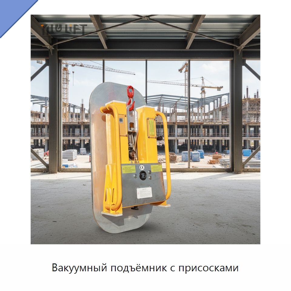 Вакуумный подъёмник с присосками — Вакуумные грузозахваты