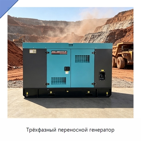 Трёхфазный переносной генератор