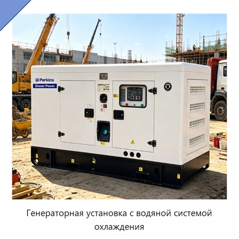 Генераторная установка с водяной системой охлаждения