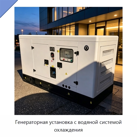 Генераторная установка с водяной системой охлаждения