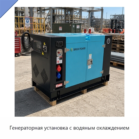 Генераторная установка с водяным охлаждением